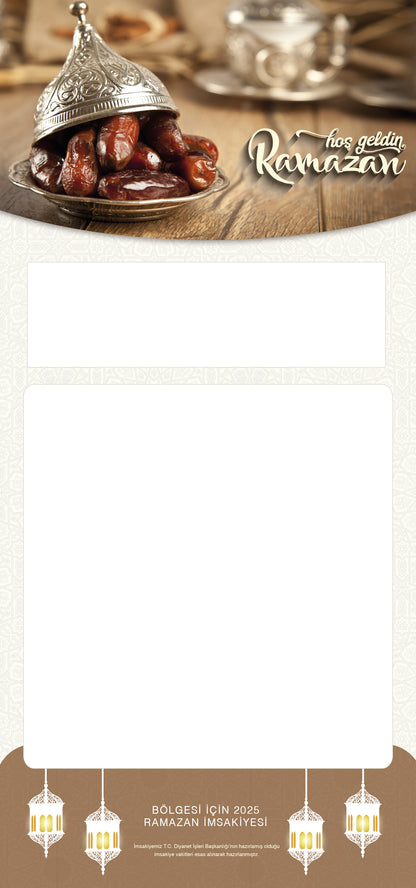 Entwurf-14 – Imsakiye 14 x 29,9 cm – Kostenloser Versand!